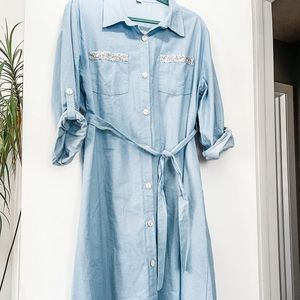 Chambray Shirt dress